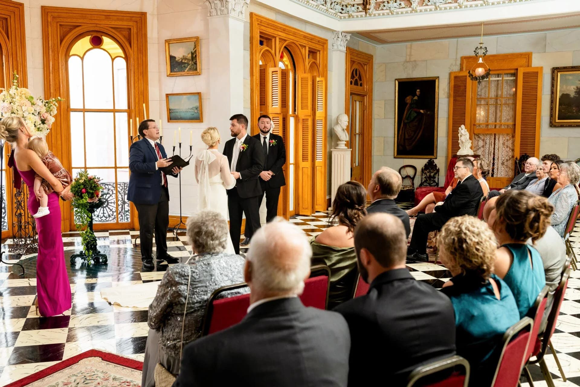 Belmont Mansion elopement photo 41