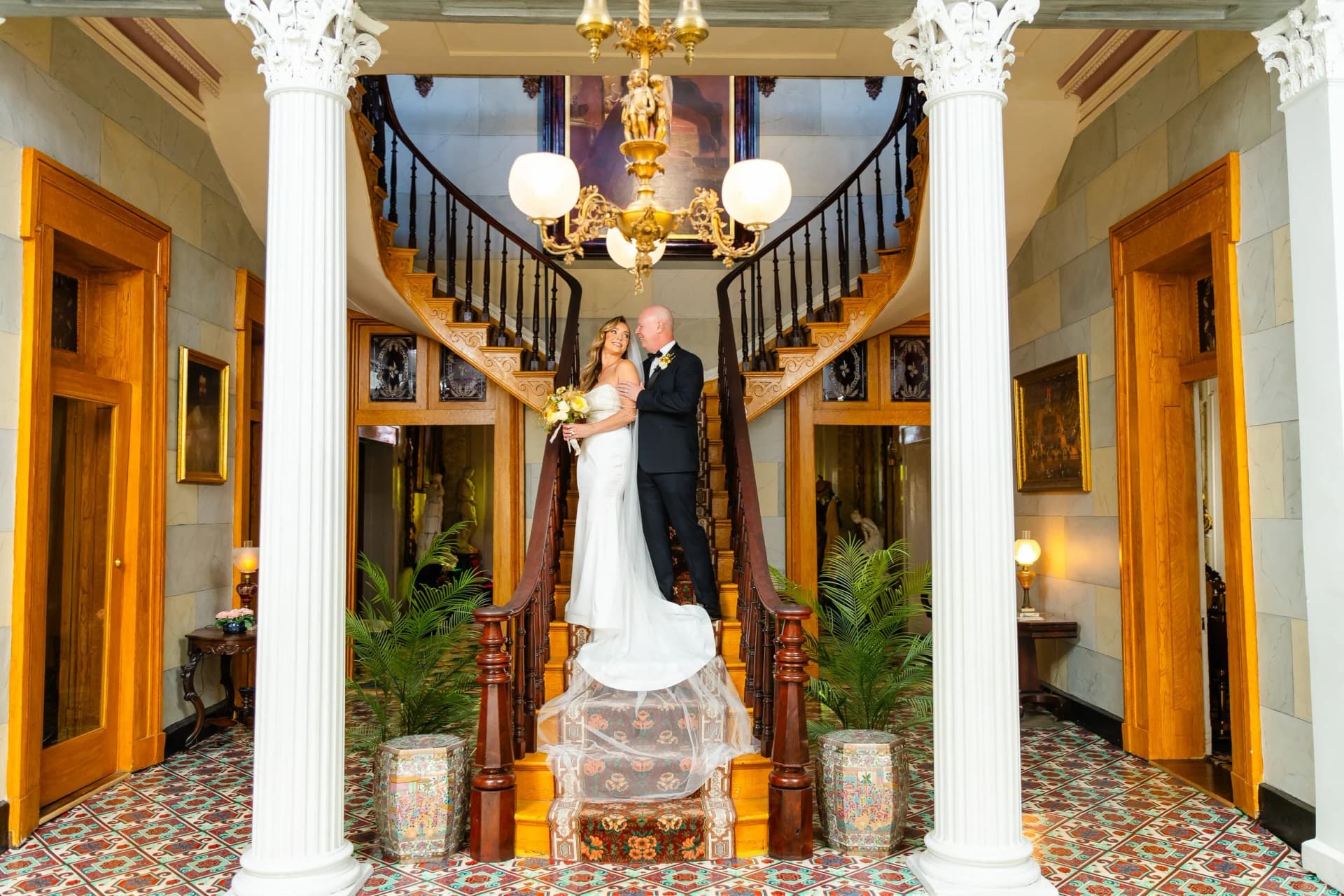Belmont Mansion elopement photo 34