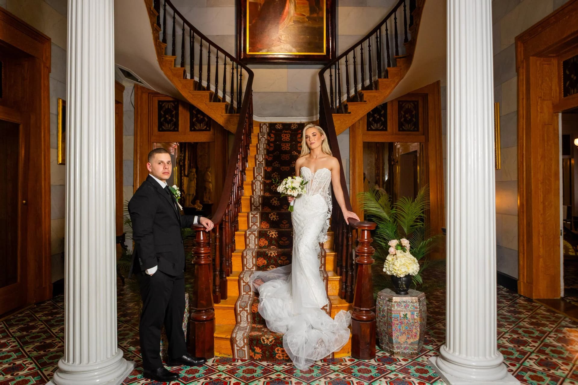 Belmont Mansion elopement photo 65