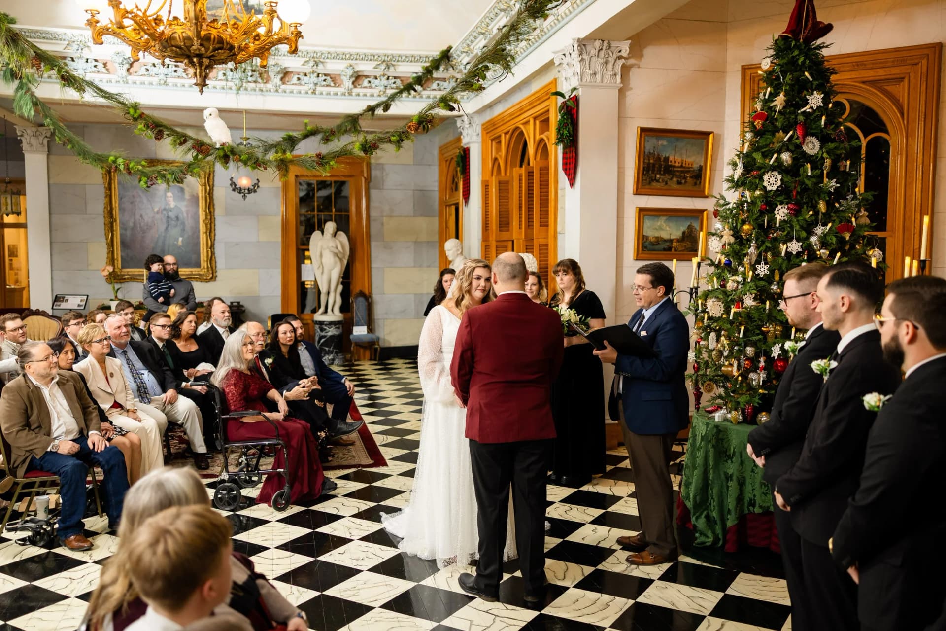 Belmont Mansion elopement photo 10