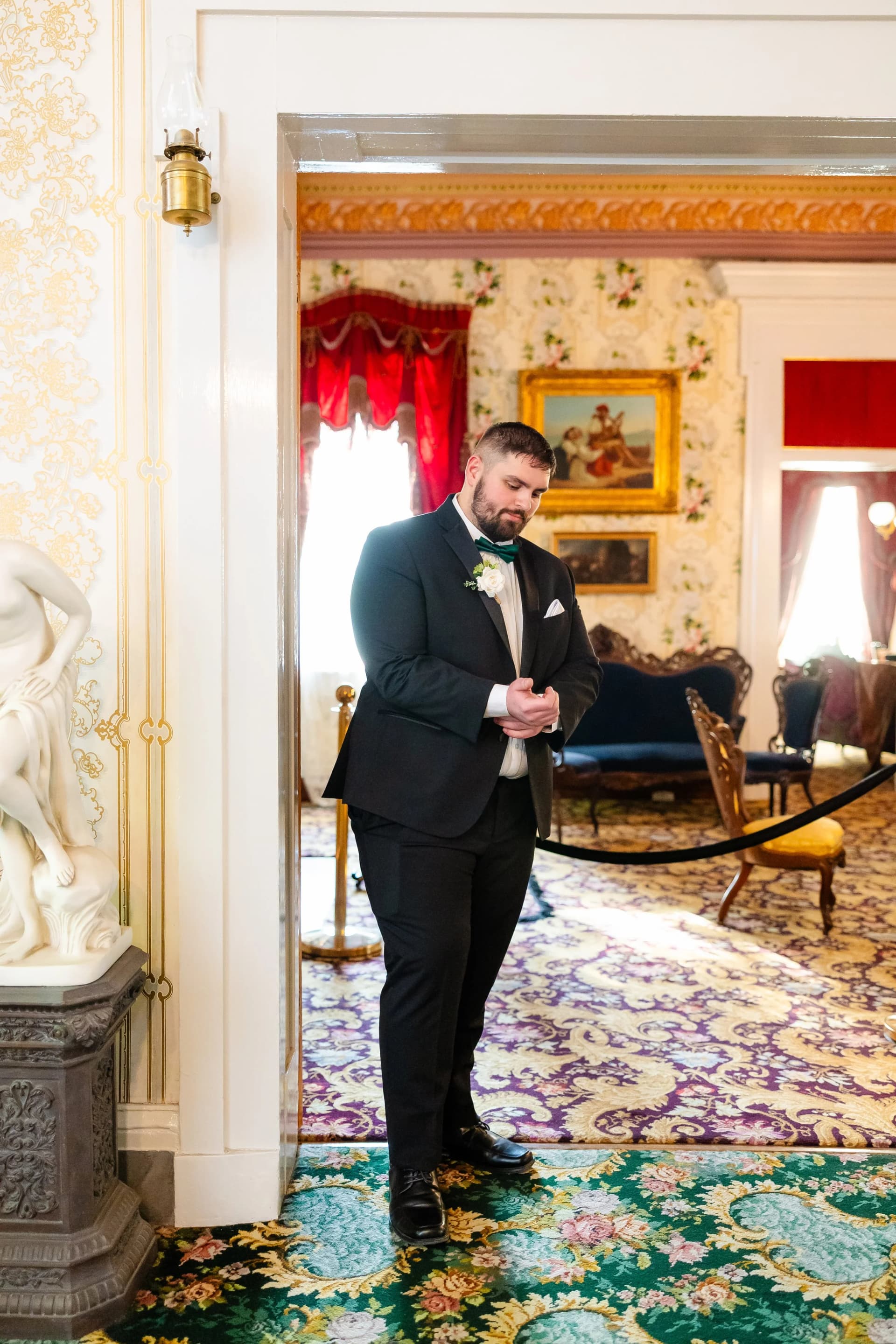 Belmont Mansion elopement photo 3