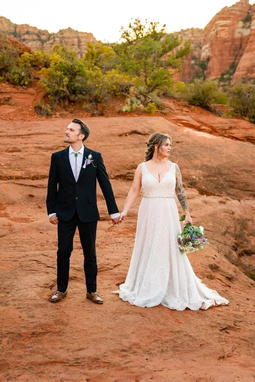 Baby Bell Rock elopement photo 2