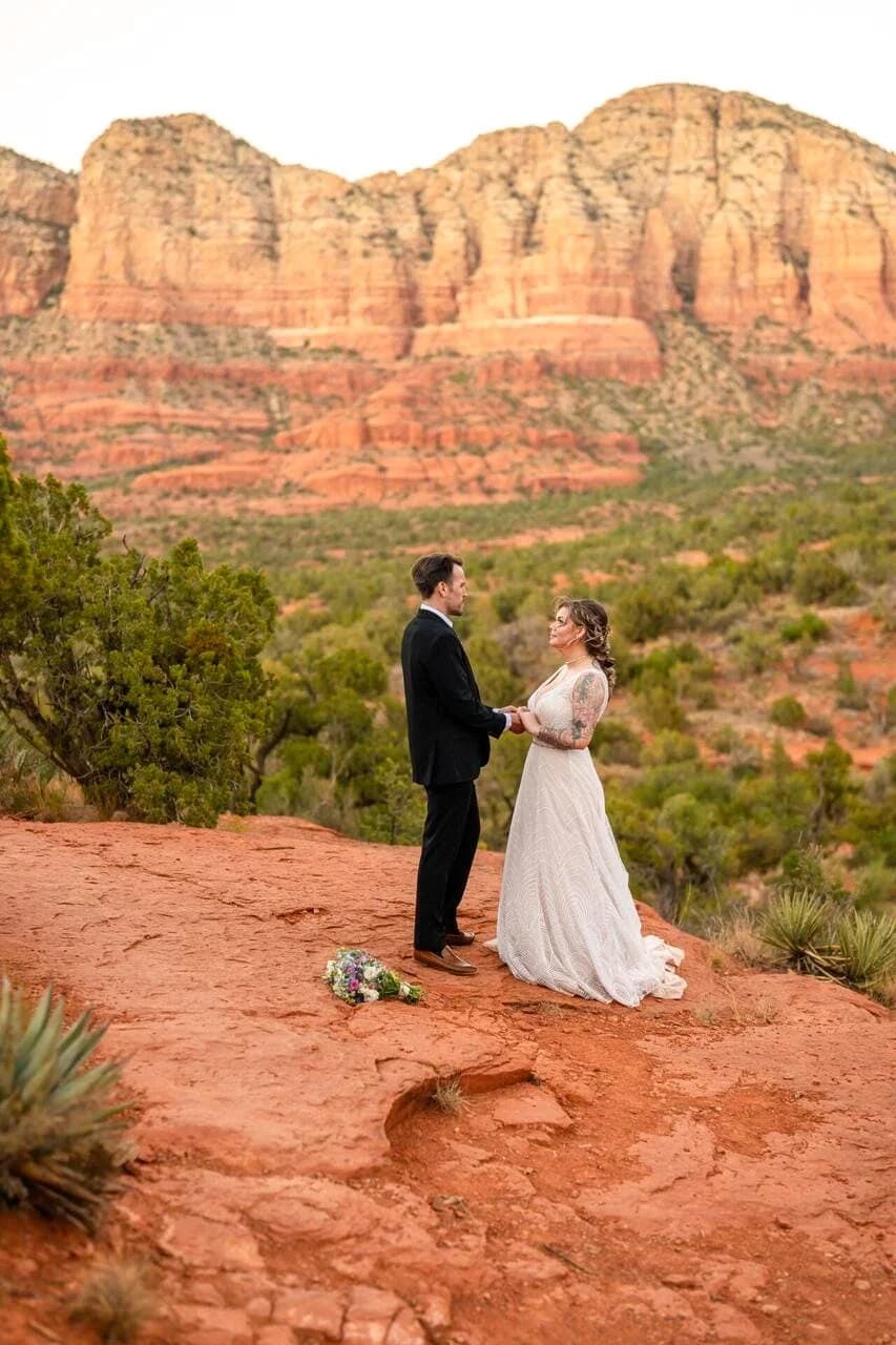 Baby Bell Rock elopement photo 17