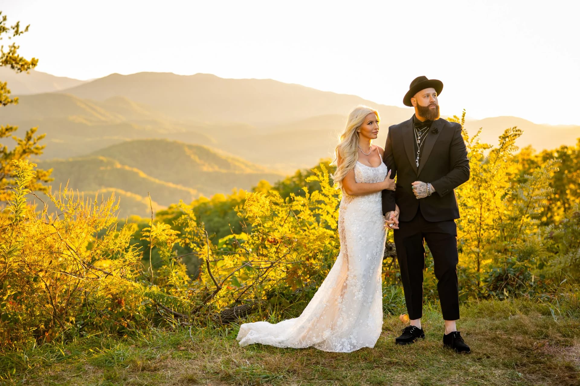 Smoky Mountain elopement ceremony