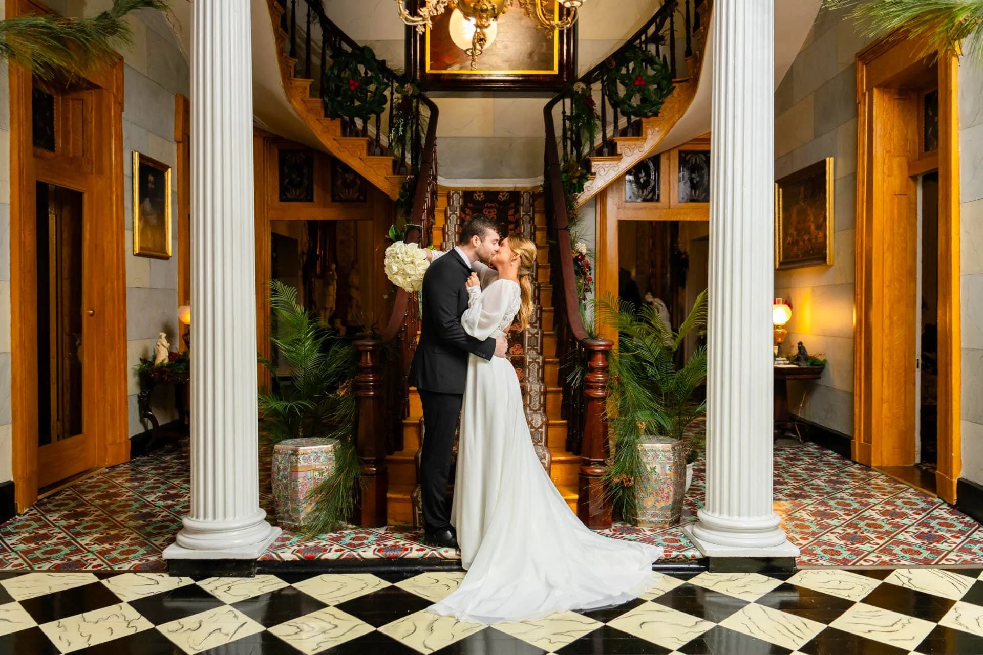 Belmont Mansion elopement photo 56