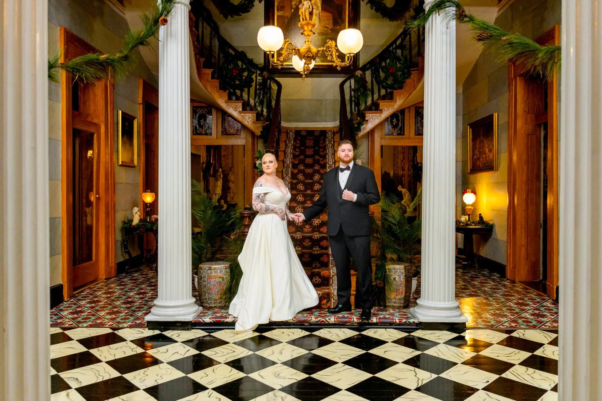 Belmont Mansion elopement photo 64