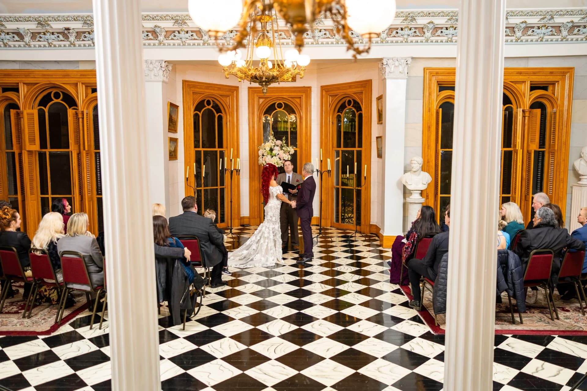 Belmont Mansion elopement photo 4