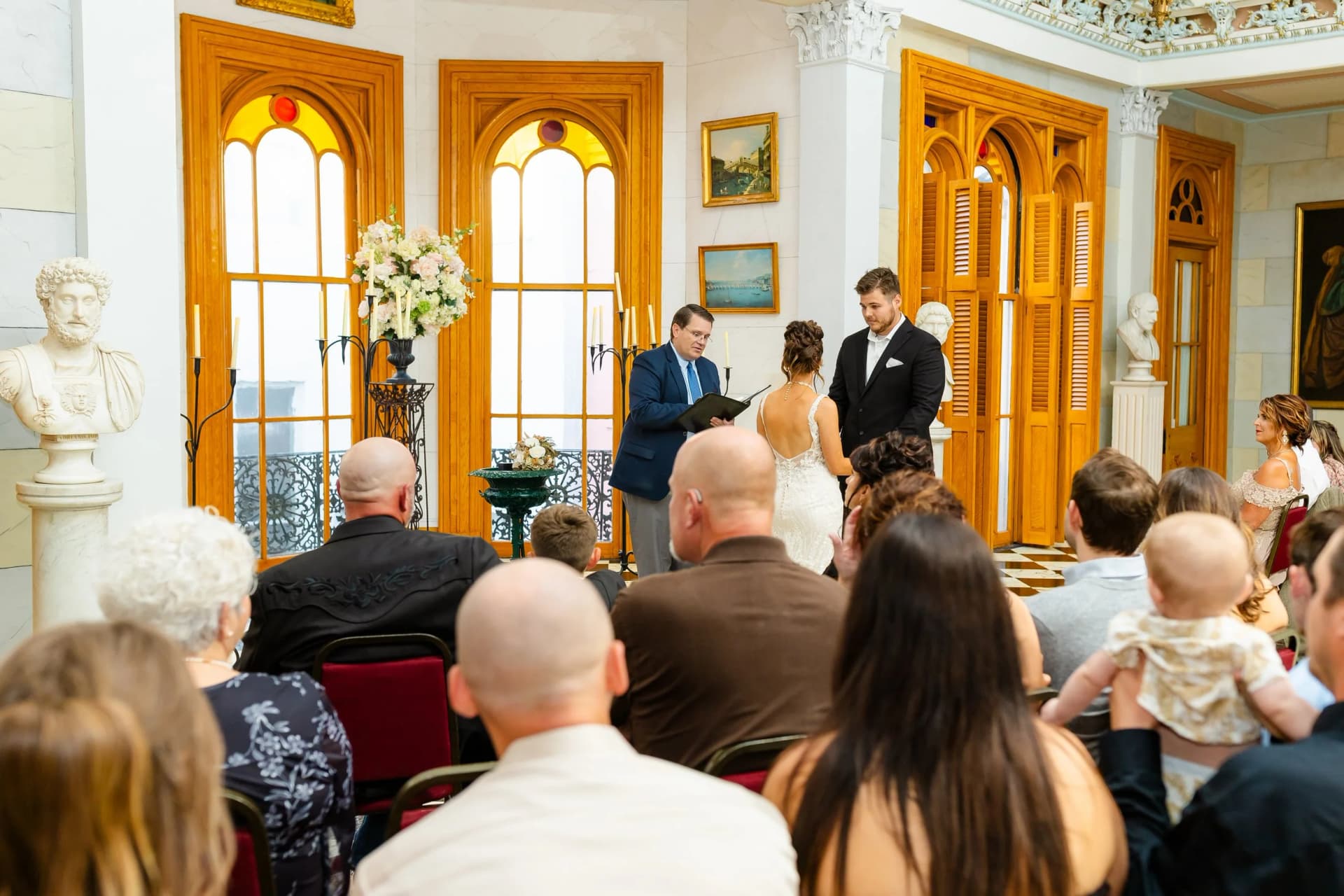 Belmont Mansion elopement photo 12