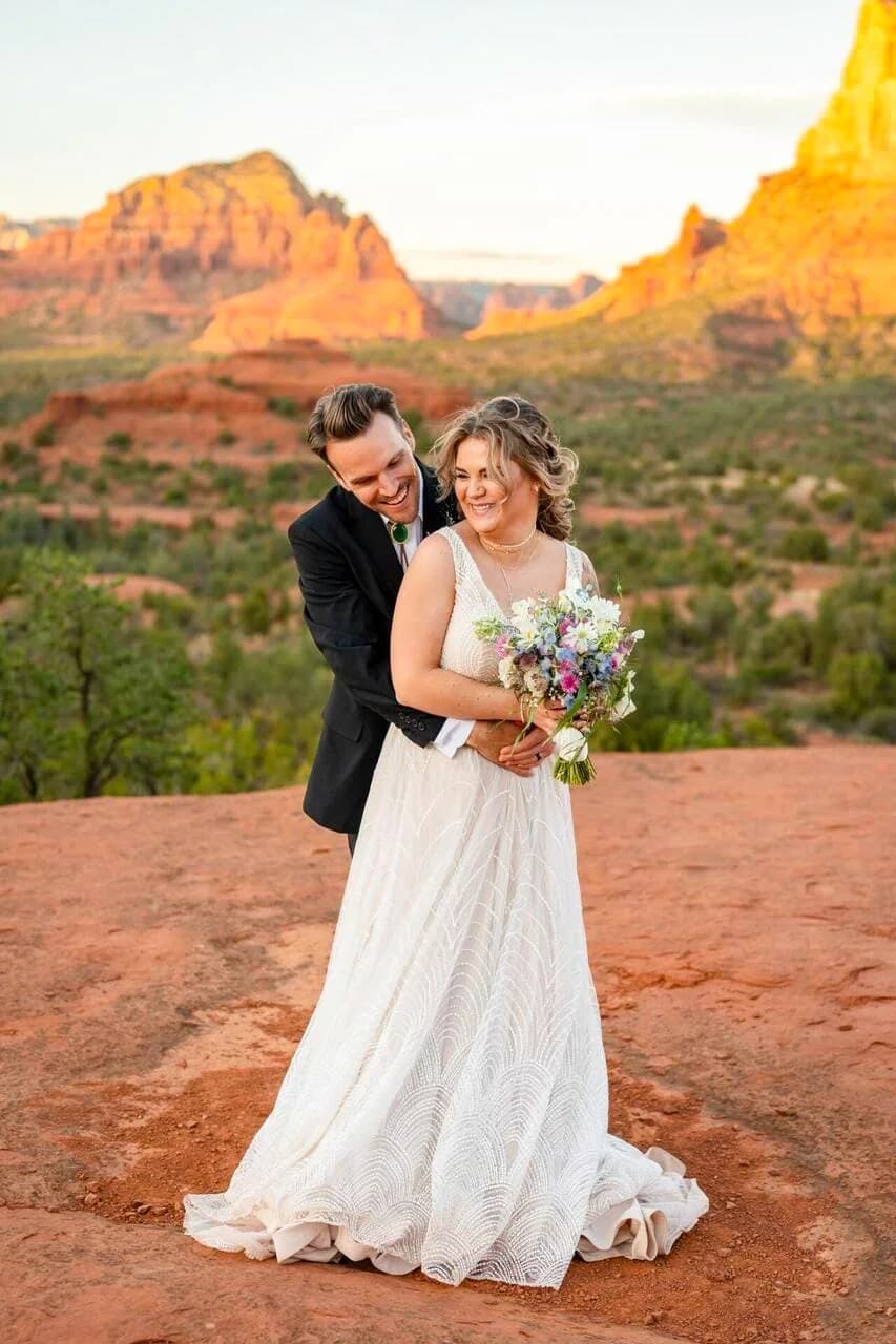 Baby Bell Rock elopement photo 4