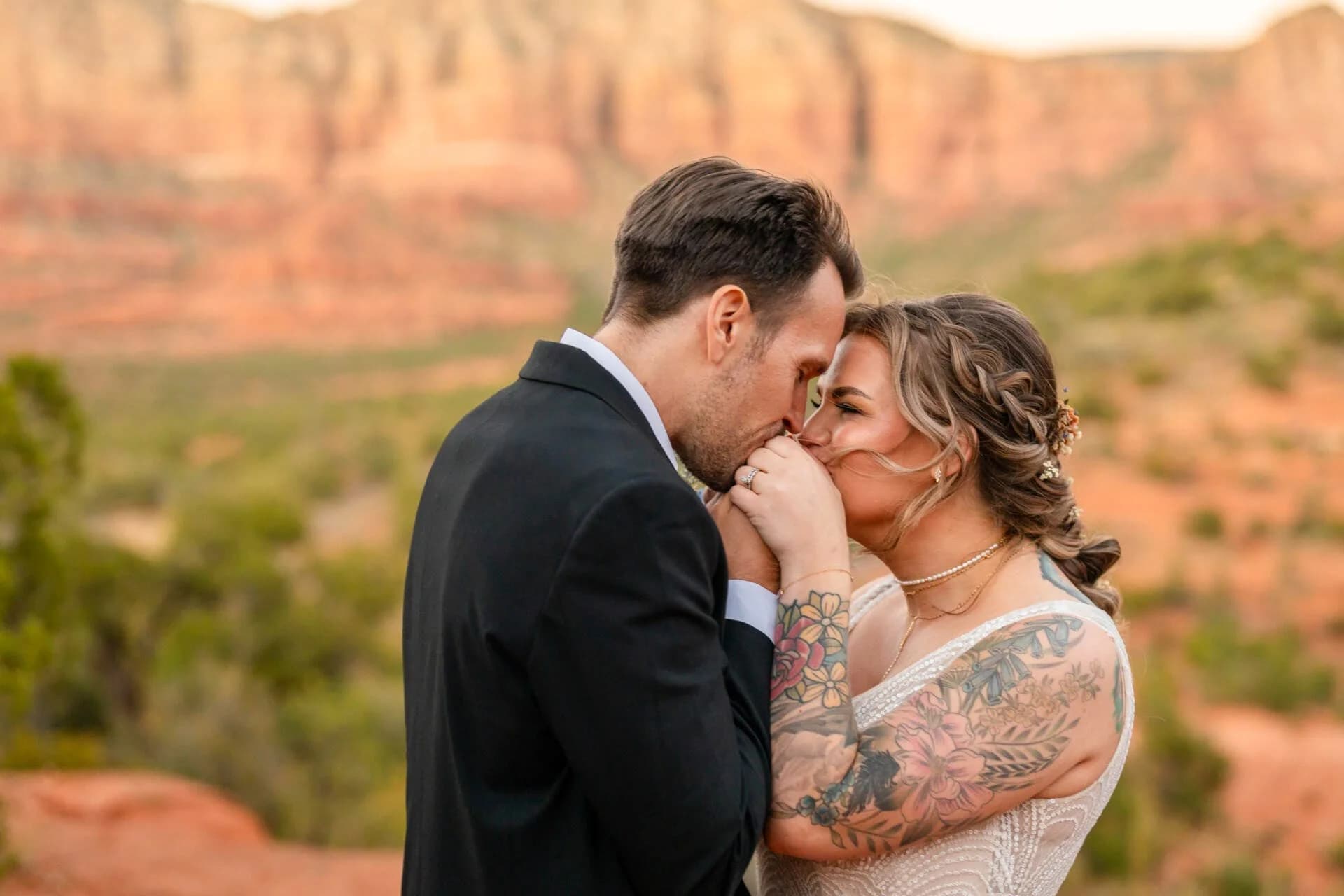 Baby Bell Rock elopement photo 17