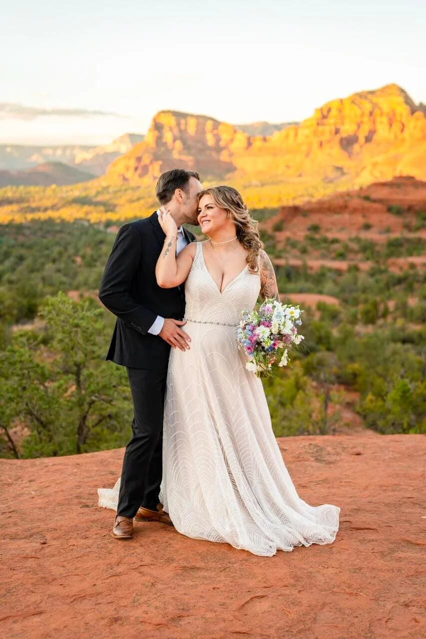 Baby Bell Rock elopement photo 9