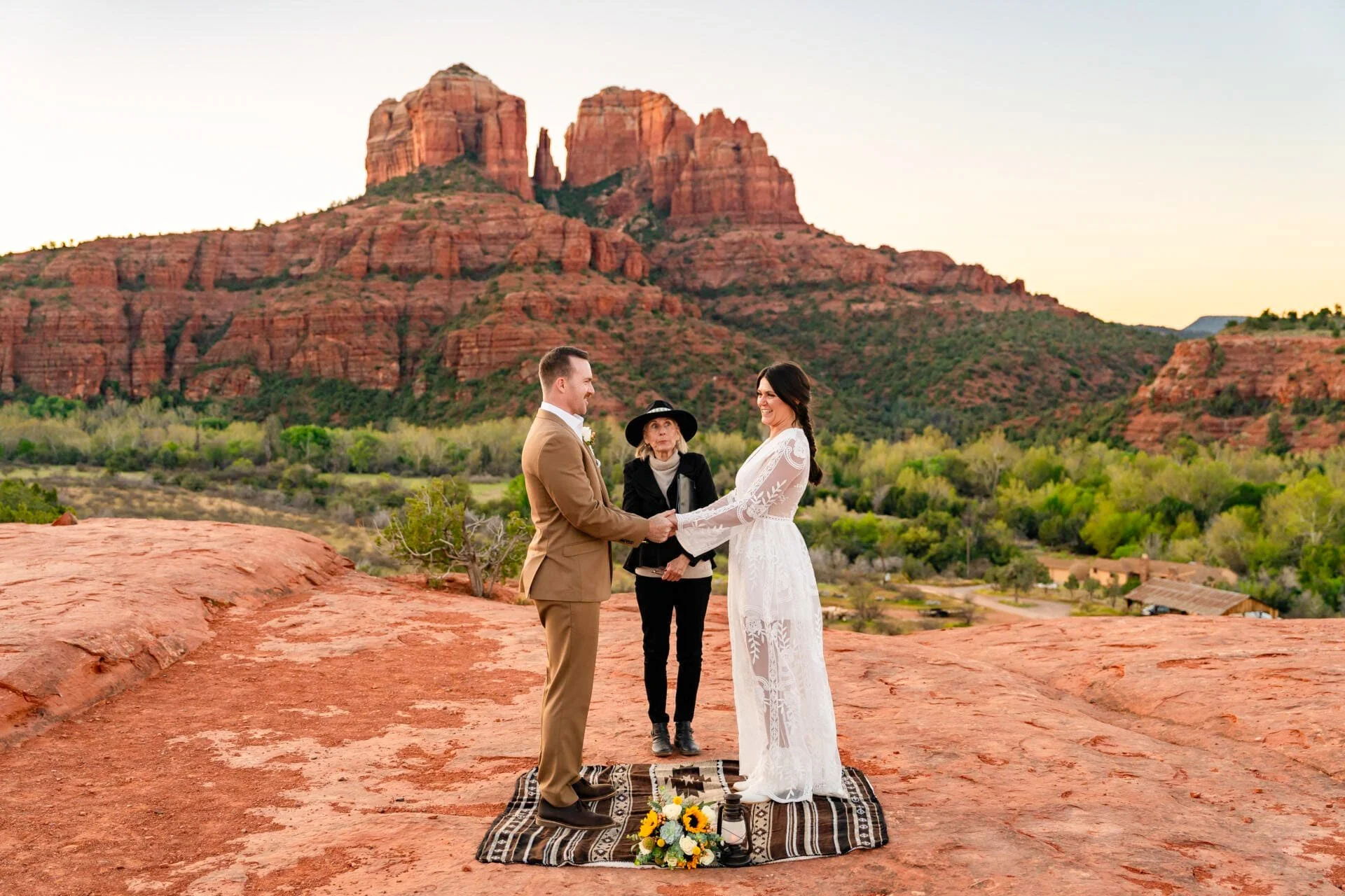 Secret Slick Rock elopement photos — real ceremony in Sedona, AZ