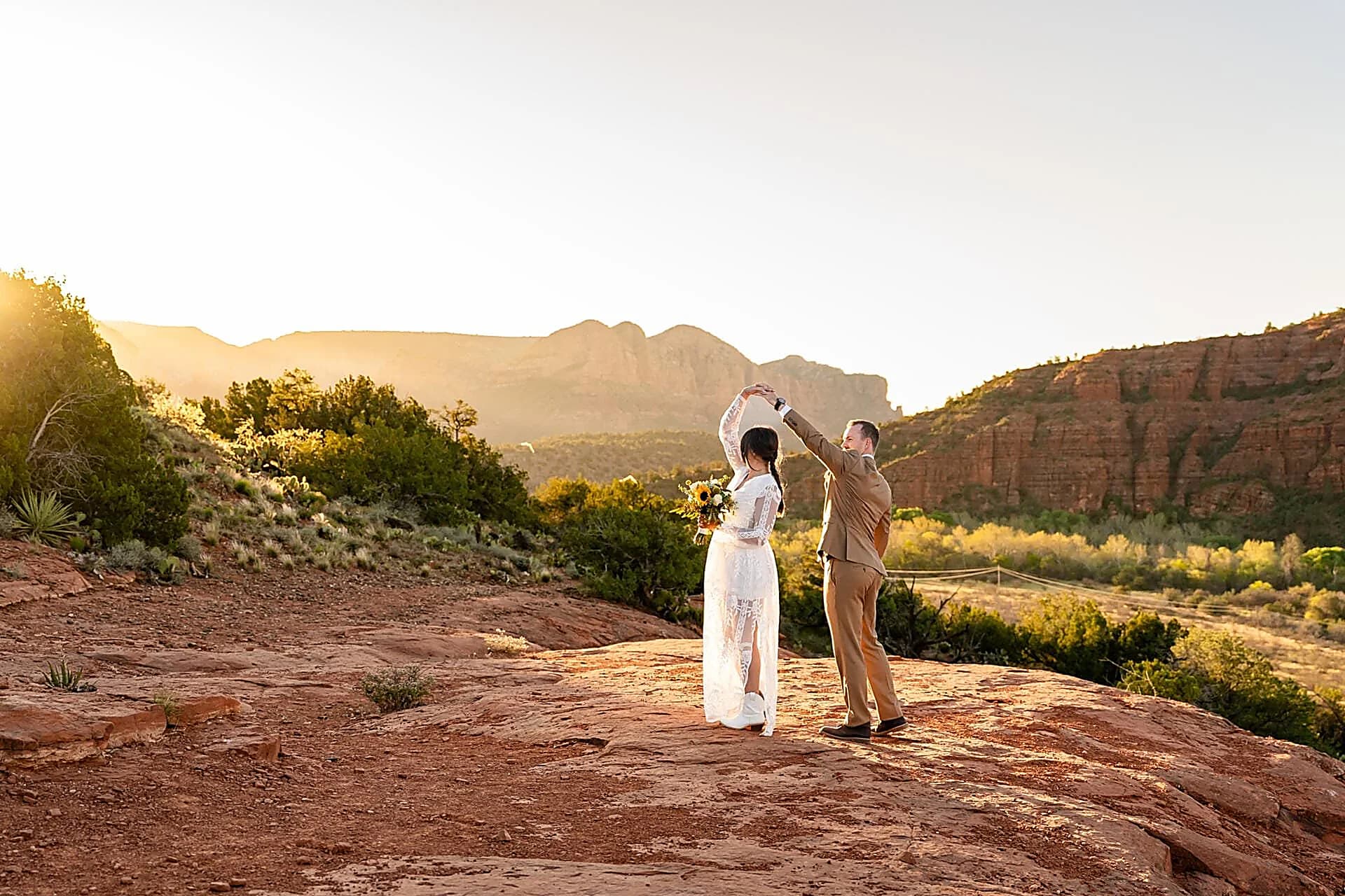 Secret Slick Rock elopement photos